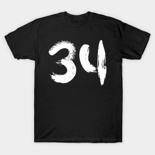 Number 34 T-Shirt